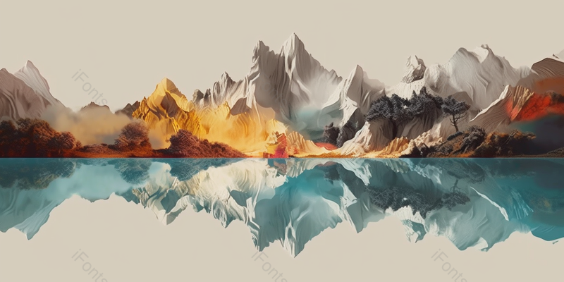 手绘中国风意境水墨山水风景画,插画/手绘图,插画/手绘图库,插画/手绘图下载,插画/手绘